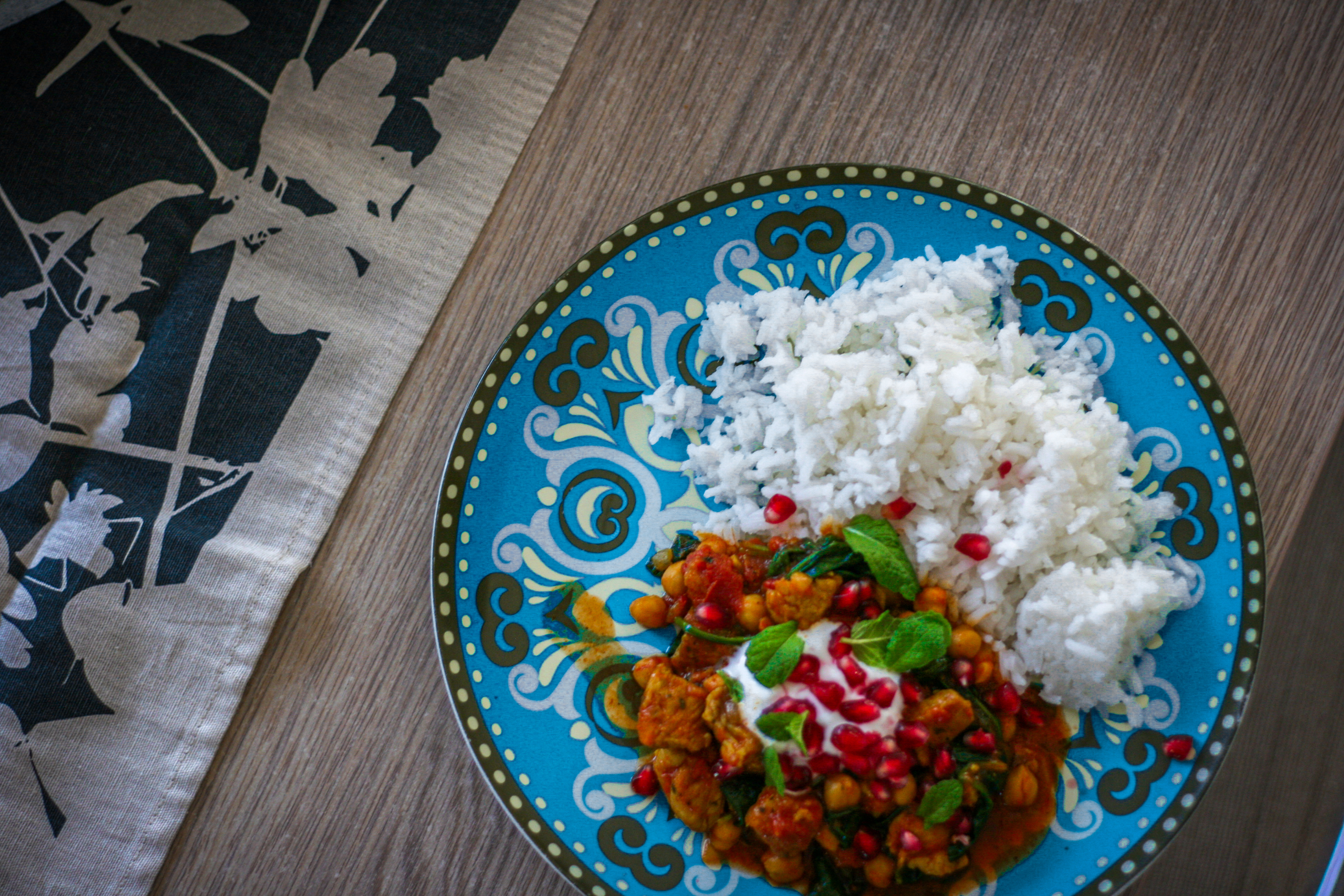 Perský hrnec s cizrnou a masem