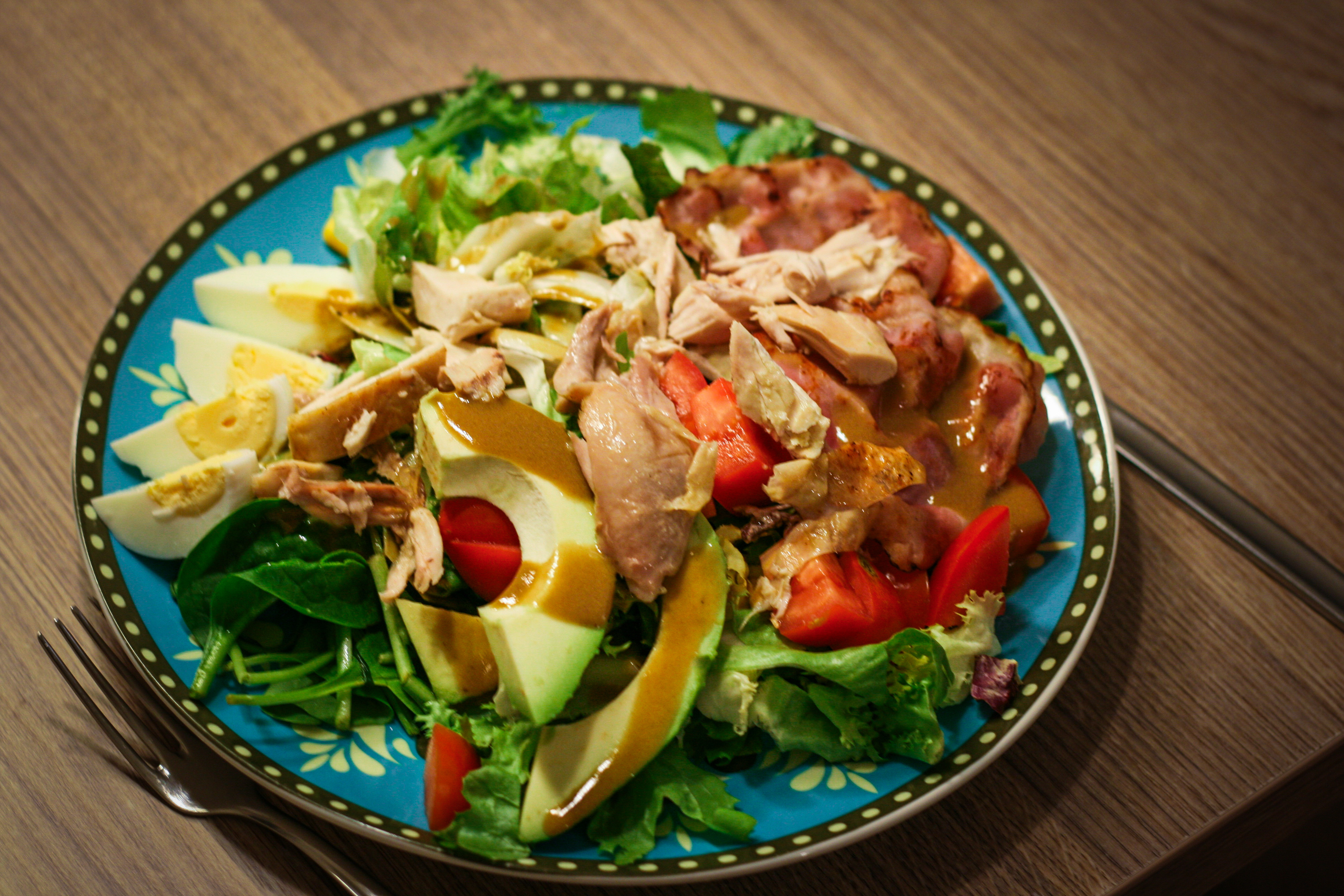 Teplý kuřecí salát